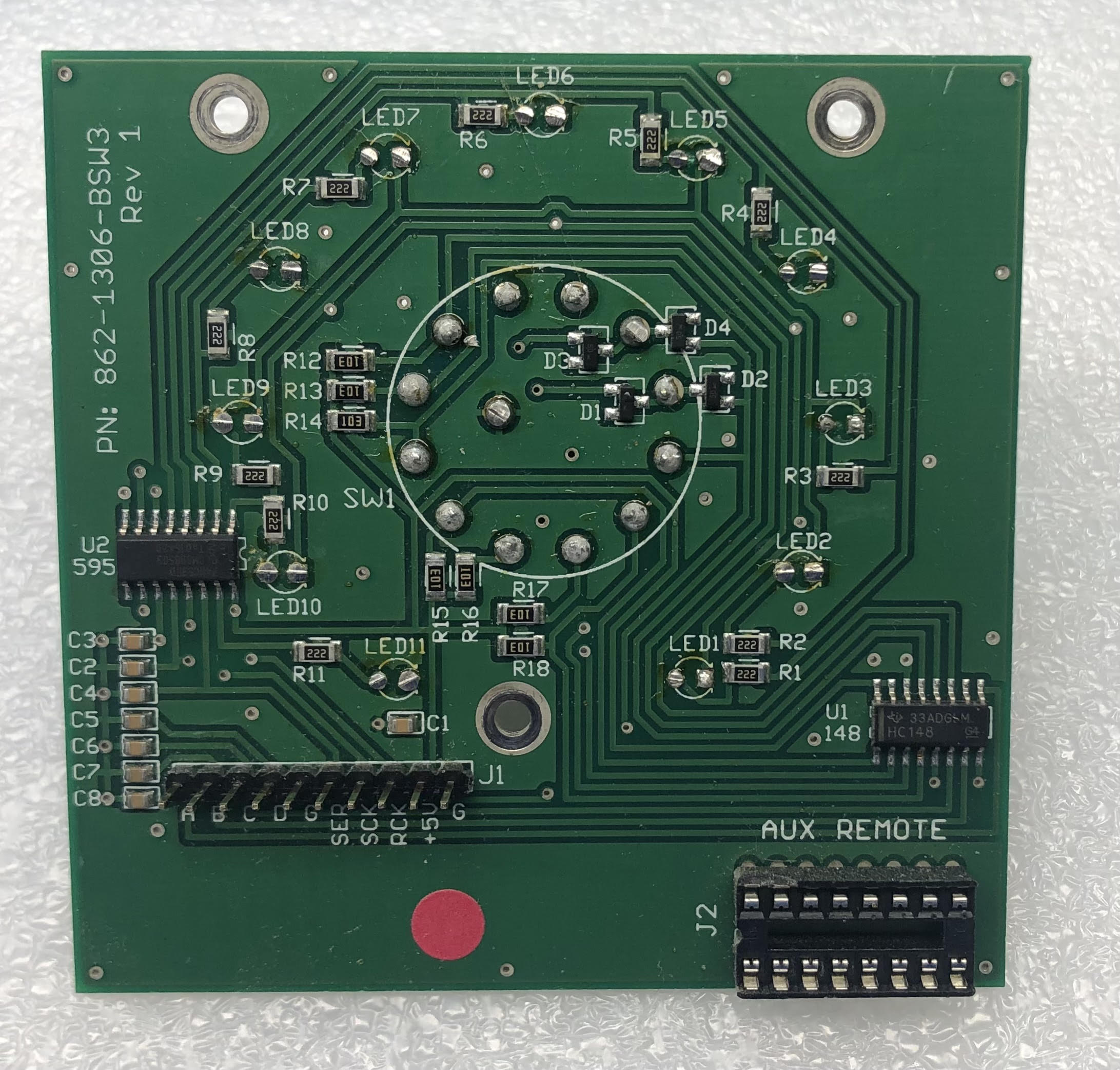 50-ALS1306BS-SM  1306 606 BAND SWITCH PCB ASSEMBLY