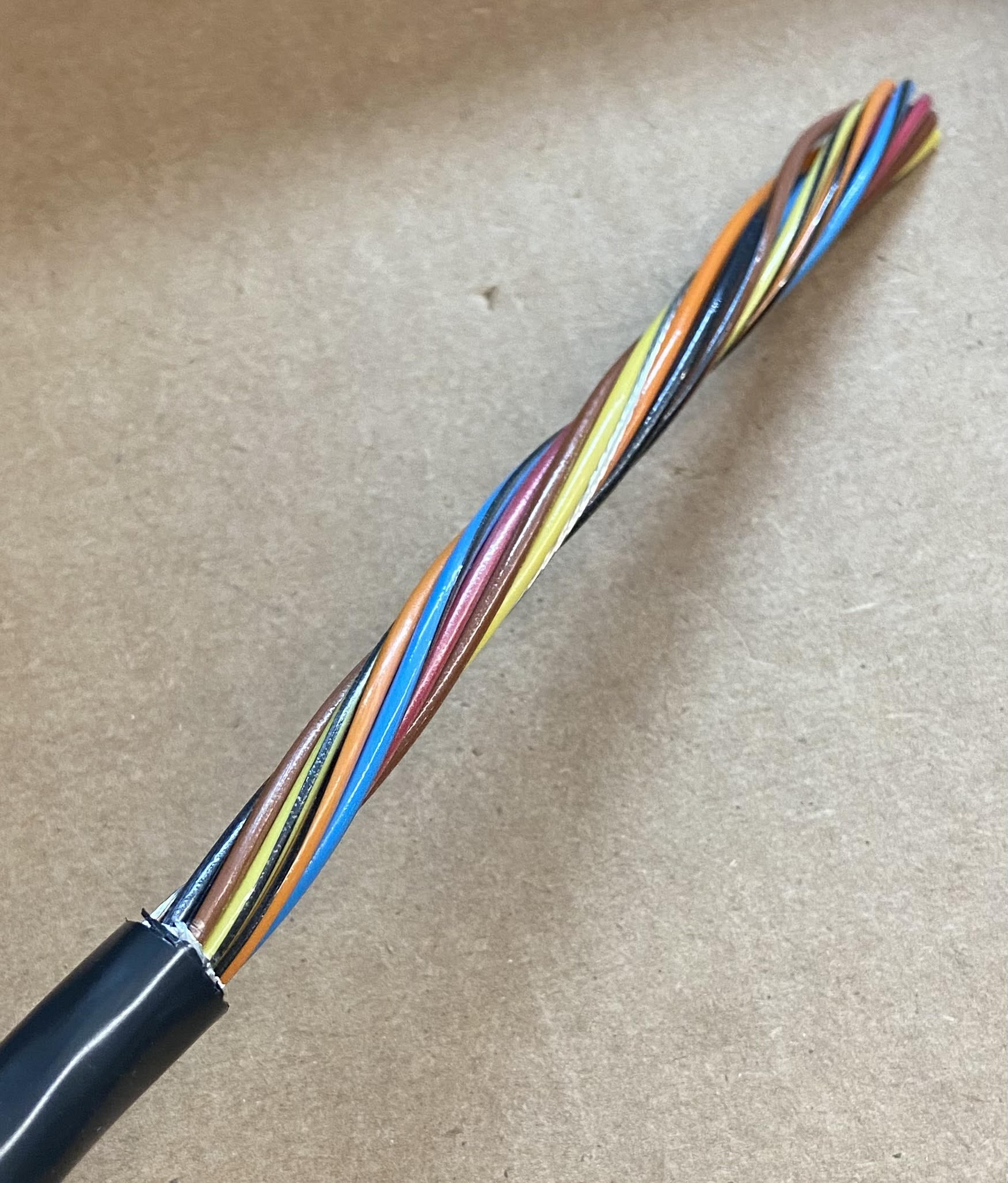 878-1610,16AWG 12con Power cord Price per foot, for ALS-1306 power supply to amp