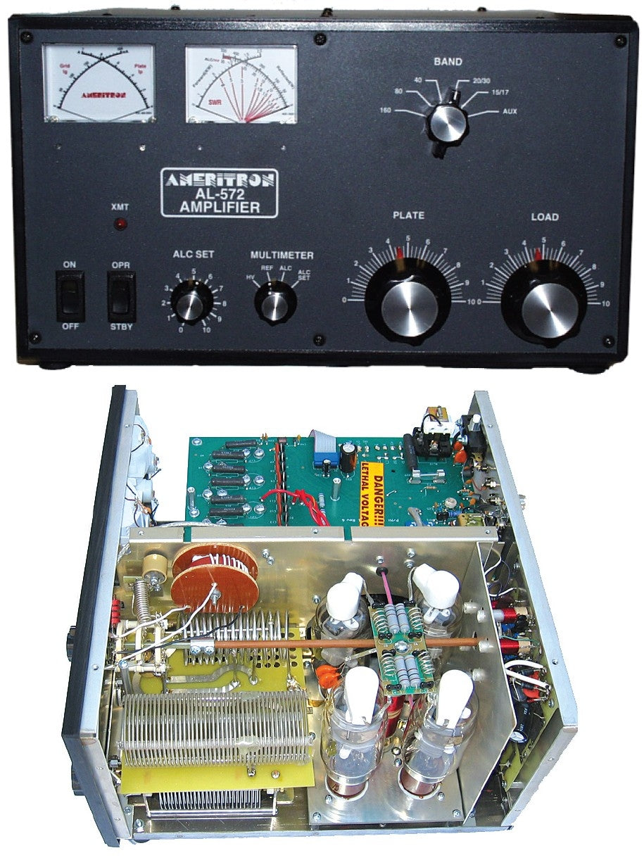 AL-572Y, HFAMP ,1300W, (4)572B, 220VAC, CE, QSK