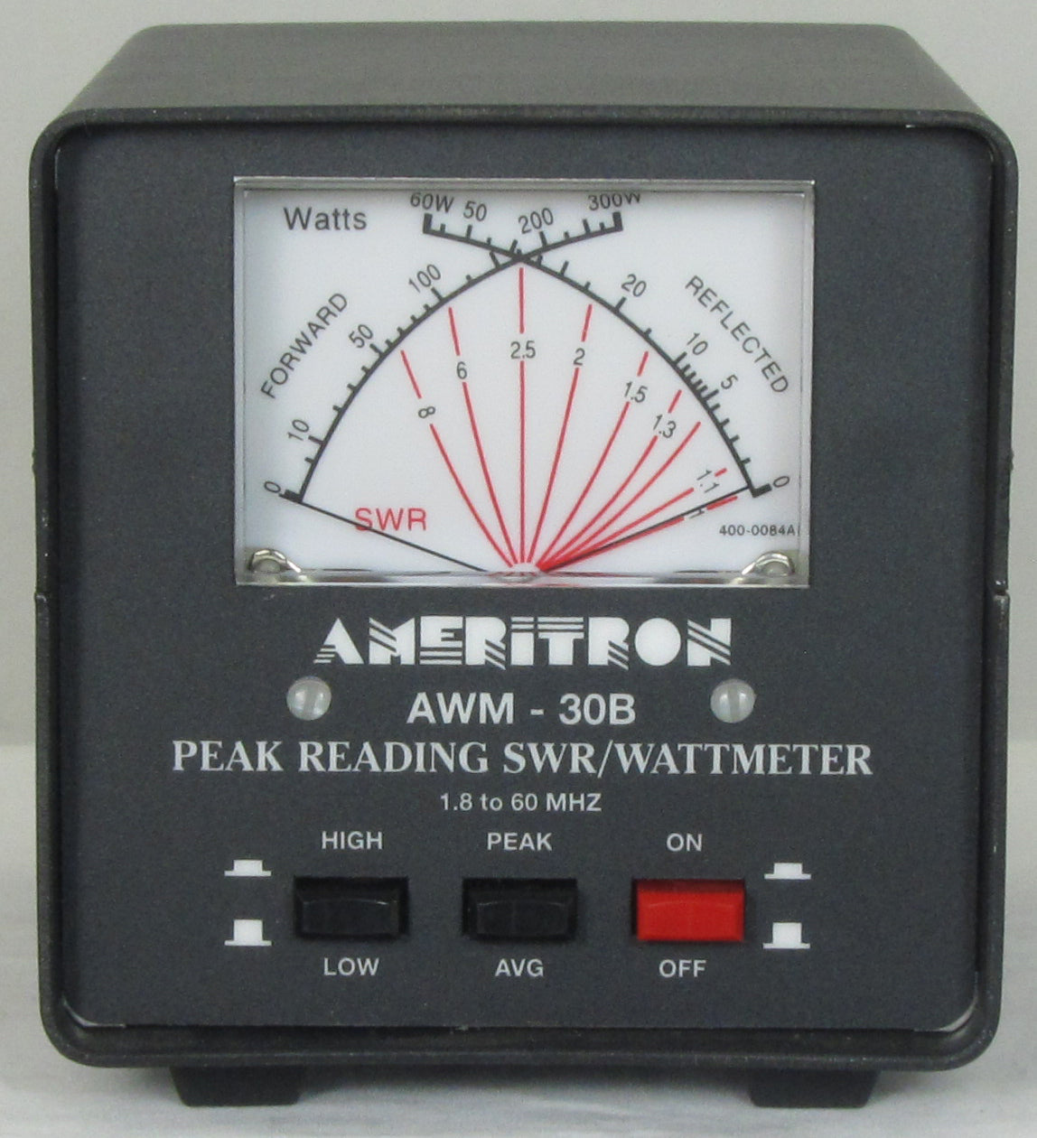 AWM-30BX,HF+6M,SWR/WATTMETER,PEAKREADING,3kW,240V