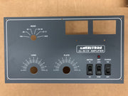 10-60314H,AL-811H DECALED ALUMINUM FACE PLATE  With switches and led
