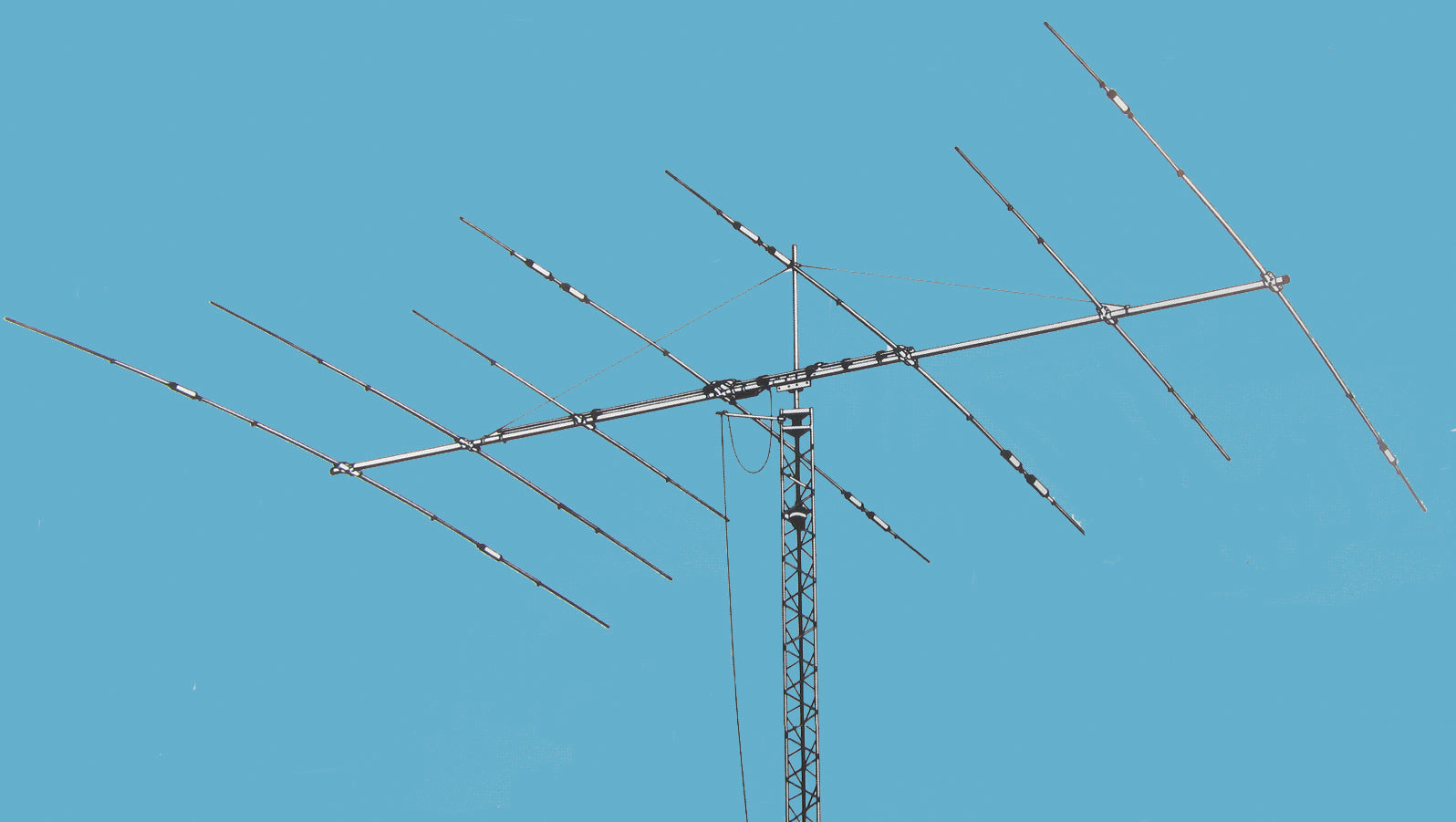 TH-7DX, HF TRI-BAND BEAM, 7-ELEMENT, 10/15/20M