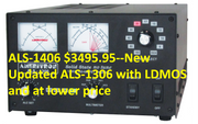 ALS-1306, AMPLIFIER, HF+6M, SOLIDSTATE, 1200Watts PEP, 220VAC
