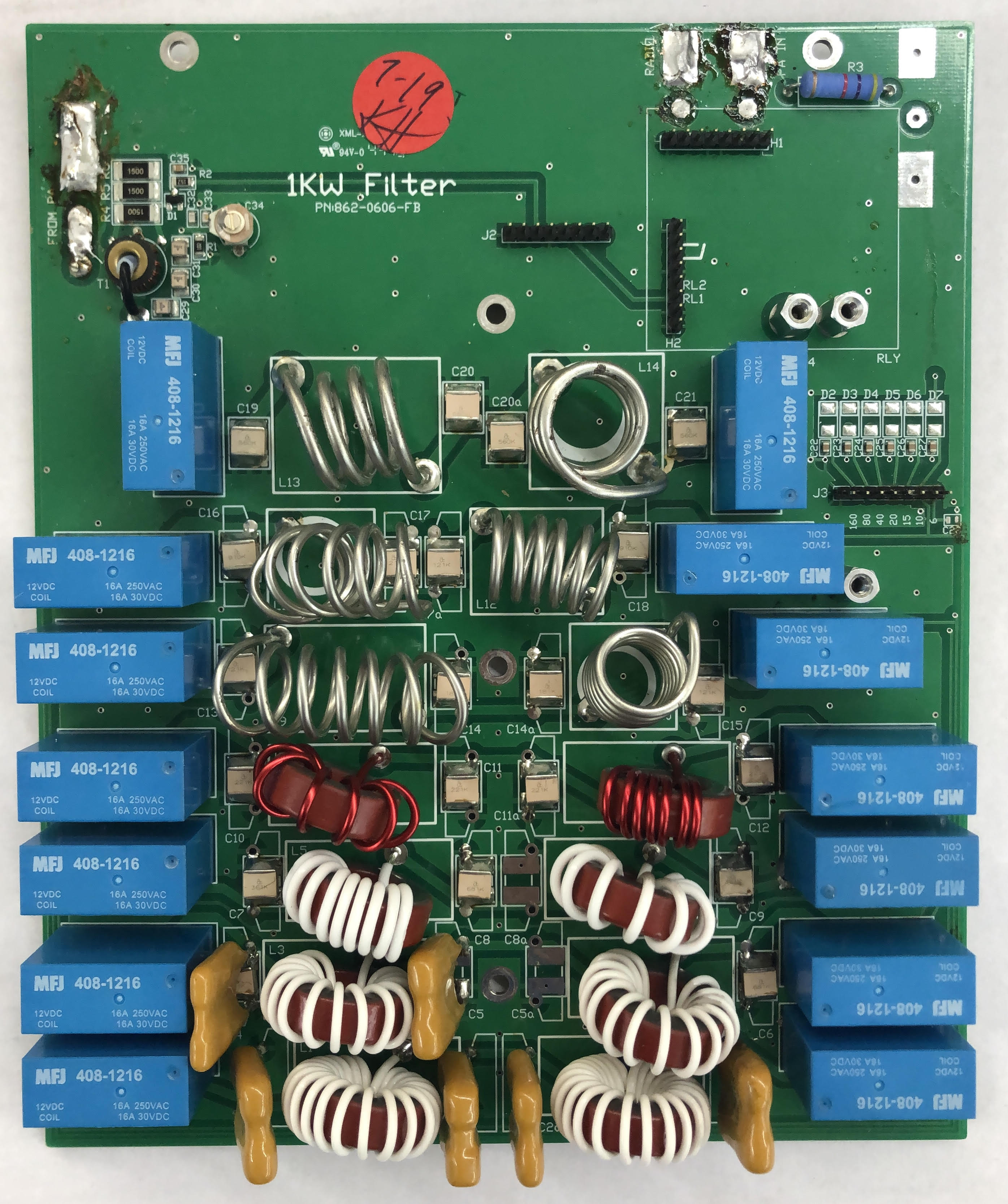 50-ALS606FL-SM  ALS-606 low pass filter board complete